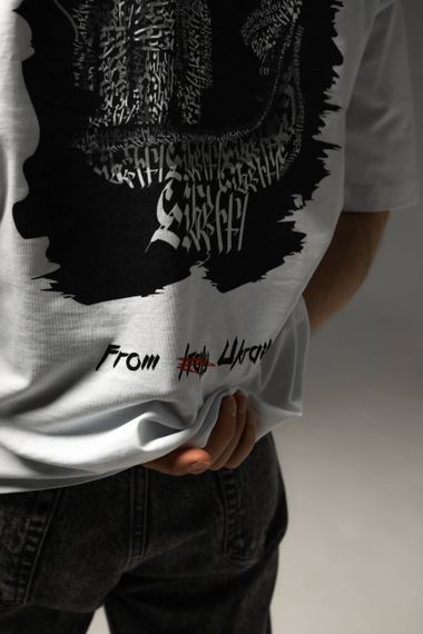 Футболка "ECHO OF TIME" White S | Зображення 1