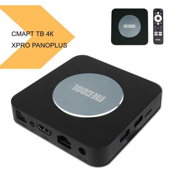 Смарт ТВ приставка 4K Ultra HD Android TV 11.0 XPRO PANOPLUS RAS (KM2+ (216)_3299) | Зображення 1