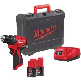 Шурупокрут-дриль акумуляторний M12 BLDDRC-202C Milwaukee 4933499686