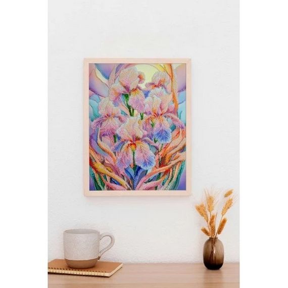 Набір для вишивання бісером "Квіткове натхнення" AB-928 на натуральному холсті | Зображення 5