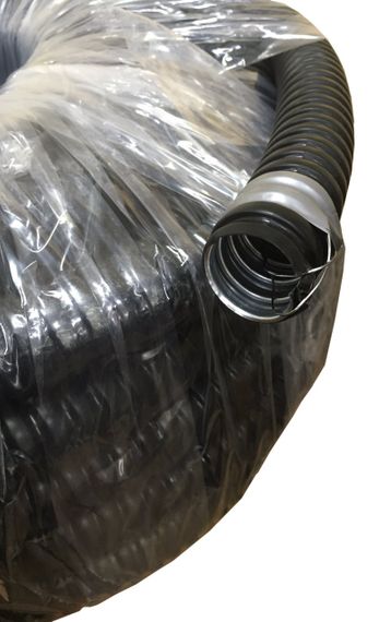 Металлорукав РЗ-ЦПнг-40/46 (25м) оцинкованный изолированный черный ПВХ с протяжкой Ny95505414