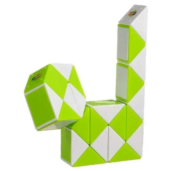 Пластиковая головоломка Змейка Рубика GREEN SCT404 зеленая | Зображення 5