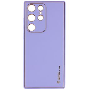 Шкіряний чохол Xshield для Samsung Galaxy S23 Ultra, Фіолетовий