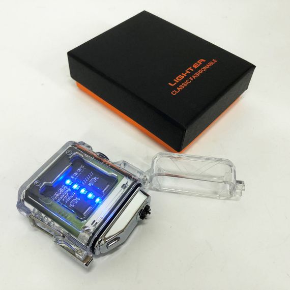 Вечная зажигалка usb с аккумулятором HL-517, Подарок любимому зажигалка, Сувенир зажигалка NU-285 для мужчин | Зображення 3