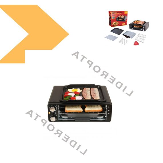 Многофункціональна настільна електропіч 14л 6в1 XPRO TK-1400 4000 Вт (45538-TK-1400_2045) | Зображення 6