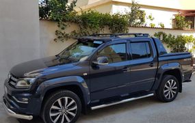 Боковые трубы (2 шт, нерж) 70мм для Volkswagen Amarok 2010-2022 гг