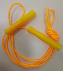 Скакалка С 34147 цветная, длина 250см, толщина 4,1мм (6900067341471) Жёлтый