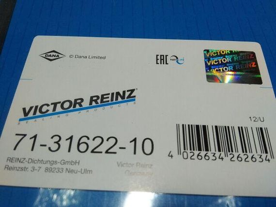 Прокладка клапанної кришки Logan 1.4-1.6 8v, VICTOR REINZ (71-31622-10) метал. (7701471719) | Зображення 2