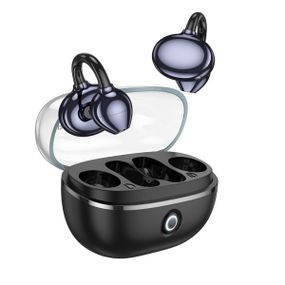 Беспроводные наушники BOROFONE FQ5 Spirit clip-on true wireless BT headset Black