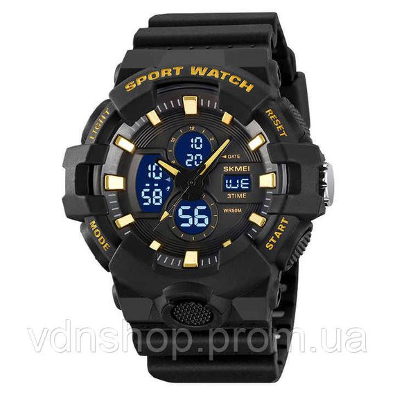 Чоловічі годинники з офіційною гарантією SKMEI, Нові командирські годинники Водонепроникні UF-14 | Зображення 2