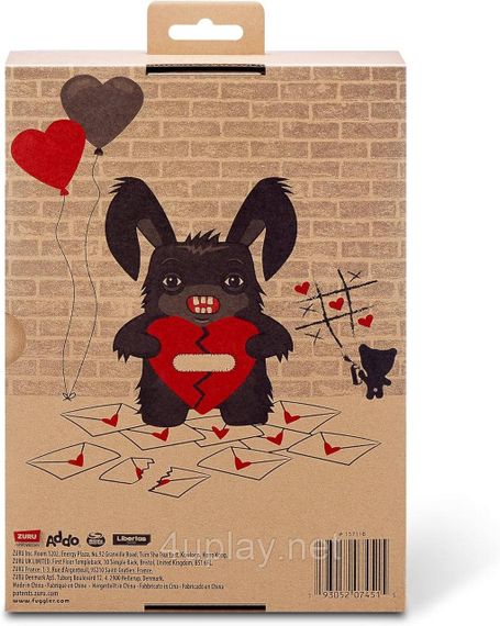 М'яка іграшка Фуглер на день Святого Валентина 23 см Fuggler Valentine's Day Gift Love Fugg by Zuru | Зображення 3