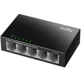 Комутатор Cudy FS105, 5 портовий 10/100 Mbps Metal Switch