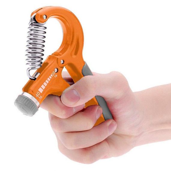 Еспандер кистьовий Power System PS-4021 з регульованим навантаженням 10-40 кг.  Power Hand Grip Orange | Зображення 3
