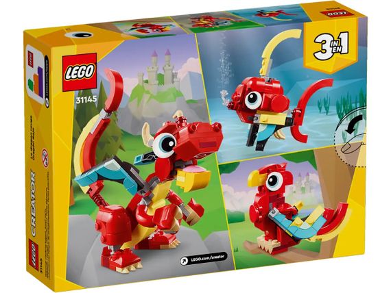 Конструктор LEGO Creator Червоний Дракон (31145) | Зображення 1