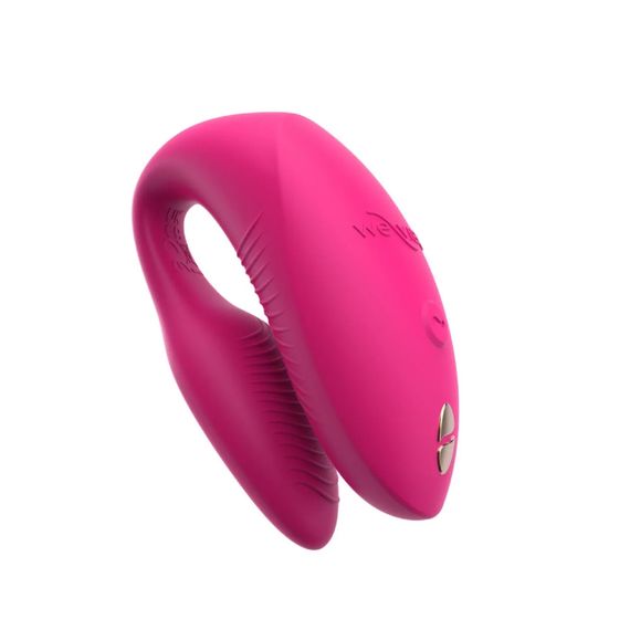 Вибратор для пар We-Vibe Chorus Pro Electric Pink с пультом и приложением, розовый Sex Aura | Зображення 2