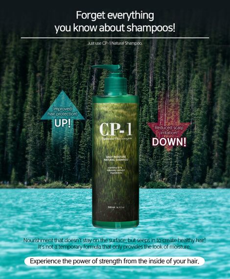 GVC Шампунь для волосся ESTHETIC HOUSE CP-1 Daily Moisture Natural Shampoo (500 ml) | Зображення 4