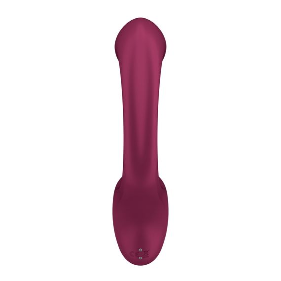 Вагінально-кліторальний вібратор Satisfyer G for Goddess 2 Wine Red, 2 мотори | Зображення 3