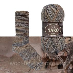 Шкарпеткова пряжа Nako Boho Concept, 87728