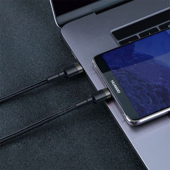 Кабель Baseus Cafule Type-C to Type-C PD 2.0 60W (1m) | Зображення 2
