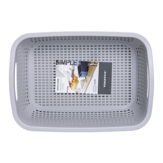 Кошик-друшлак 2 в 1 для миття овочів, фруктів і зелені 29,5×21×11 (см) Білий HP-45-6W | Зображення 5