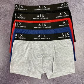 Мужские трусы Armani Exchange, мужские боксеры Армани, хлопковые трусы Армани Премиум качества XXXL, Серый
