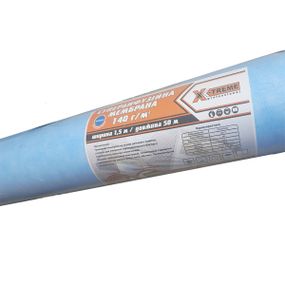 Супердиффузионная мембрана 140г/м2 1,5мx50м голубая X-Treme