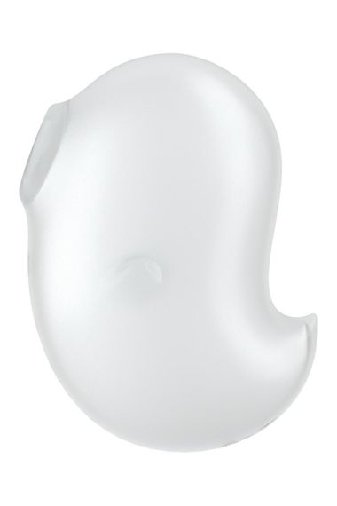 Вакуумний вібратор стимулятор Satisfyer Cutie Ghost білий, 9.1 см Sex Aura | Зображення 2