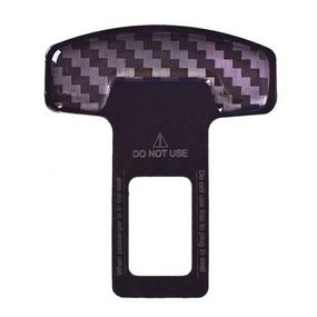 Заглушка ременя безпеки алюмінієва Карбон (1 шт.)