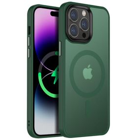 Чохол Ummi Colorful with MagSafe для Apple iPhone 14 Pro Max (6.7") Зелений / Dark Green