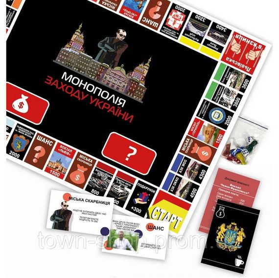 Настольная игра "Монополия Запада Украины" PLR-0040 от 2 до 5 игроков | Зображення 7