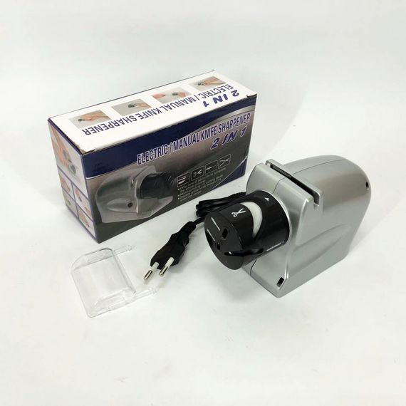 Ножеточка ручная ELECTRIC SHARPENER 220В | Хорошая точилка для ножей | BH-104 Електро точилка | Зображення 2