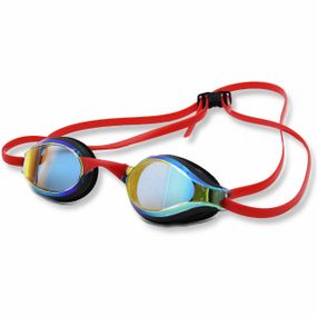 Очки для плавания Renvo Aries Pro Уни Anti-fog Красный, Черный OSFM (2SG100-04)