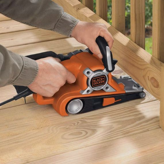 Шліфмашина стрічкова мережева Black&Decker KA88 | Зображення 2