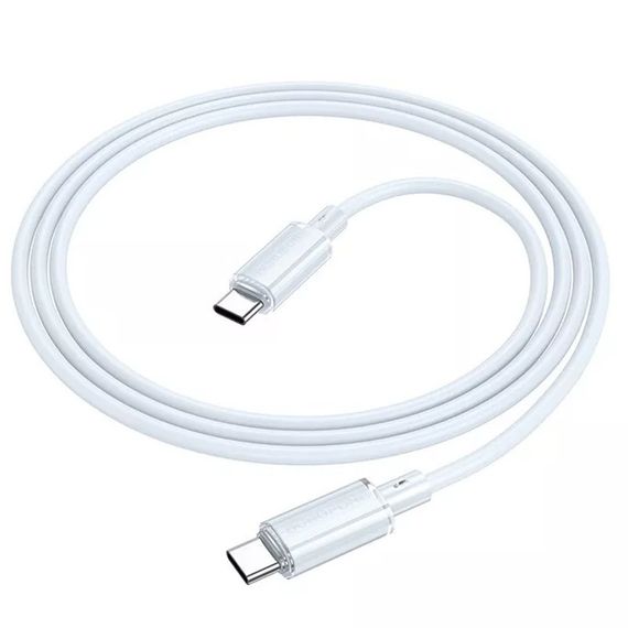 Дата кабель Borofone BX112 Lemon Type-C to Type-C 60W (1m) Blue | Зображення 3