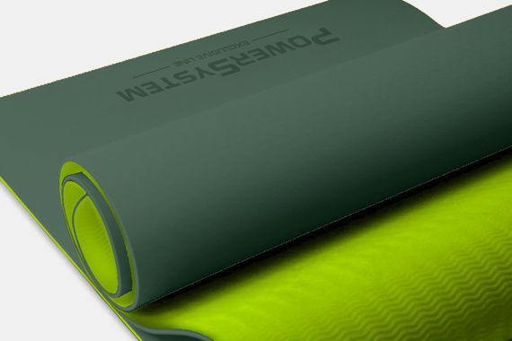 Килимок для йоги та фітнесу Power System PS-4060 TPEYoga Mat Premium Green (183х61х0.6) | Зображення 1