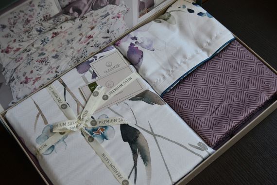 Постільна білизна La Romano Premium Satin 200×220 Delcina Berry | Зображення 4