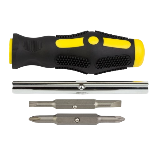 Викрутка 4в1 (2-х сторонні бити) + адаптер CrV чорна SIGMA | Зображення 6