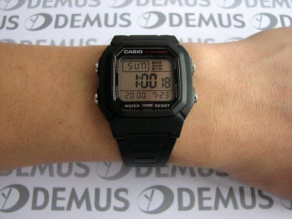 Годинники чоловічі кварцево-електронні спортивні стильні оригінал Casio W-800HG-9AVEF (модуль №3240, 3092) | Зображення 7