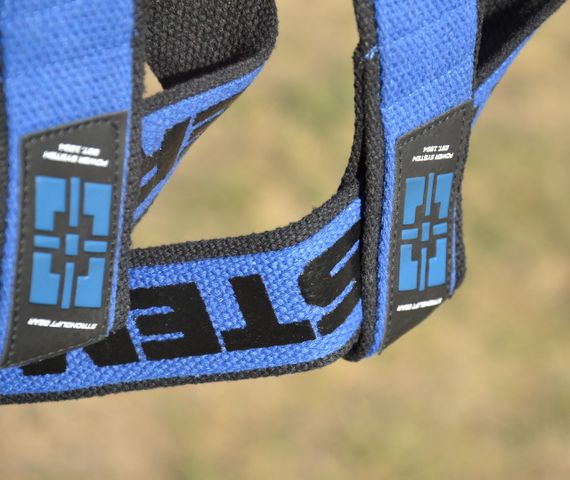 Лямки для тяги Павер сістем PS-3401 Lifting Straps Duplex Black/Blue | Зображення 7