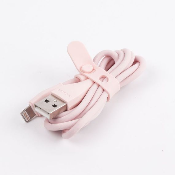 Кабель Maxxter UB-L-USB-01GP, USB 2.0 А-тато/Lightning, 1.0 м. | Зображення 2