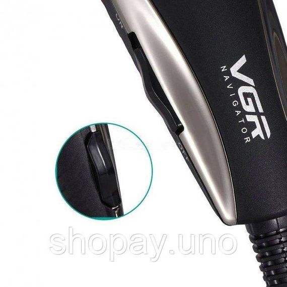 Професійна машинка для стрижки волосся від мережі VGR V-033 USB Pro, 9 Вт з насадками 3-12 мм і ножицями в комплекті | Зображення 3