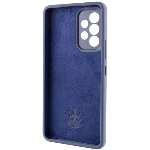 Чехол Silicone Cover Lakshmi Full Camera (AAA) для Samsung Galaxy A53 5G Темно-синий / Midnight blue | Зображення 3