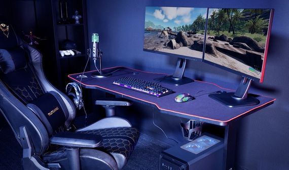 Стіл Trust GXT 1175 Imperius XL, (140x66см), чорний (23802_TRUST) | Зображення 9