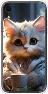 Чохол на iPhone XR Білий кіт "5646sp-1560-2448"