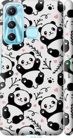 Чохол на Infinix Hot 11 Панди "4318m-2762-2448"