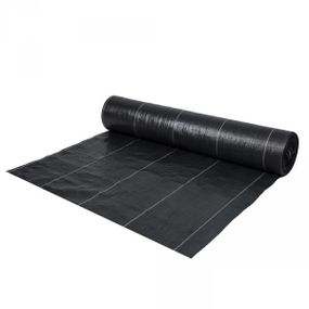 Агротканина проти бур'янів Bradas 135 г/м² чорна 0,6 x 100 м (ATBK13506100)