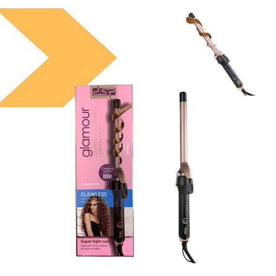 Плойка для волос афрокудри для завивки волос 19мм DSP 20106, чорний, XPRO (43004-_361)