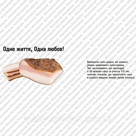 Кружка керамічна з принтом "Сало" 330 мл Біла | Зображення 2