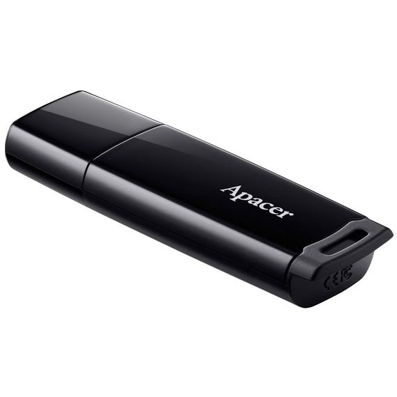 USB флеш накопичувач Apacer 32GB AH336 Black USB 2.0 (AP32GAH336B-1) | Зображення 1