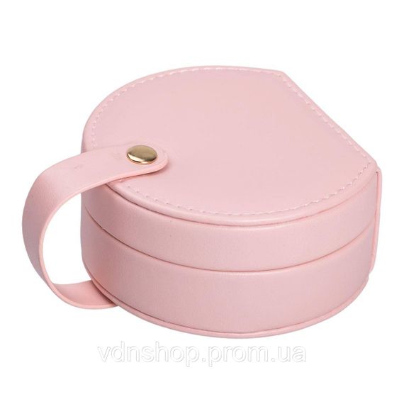 Шкатулка для украшений из эко кожи 10×9×4.5 см органайзер для ювелирных изделий HP-5-31P | Зображення 2